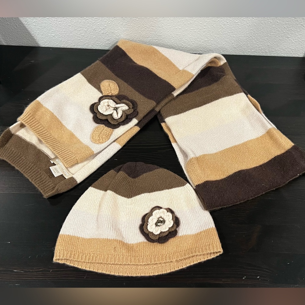 Cashmere 100% scarf and beanie from Nordstrom.